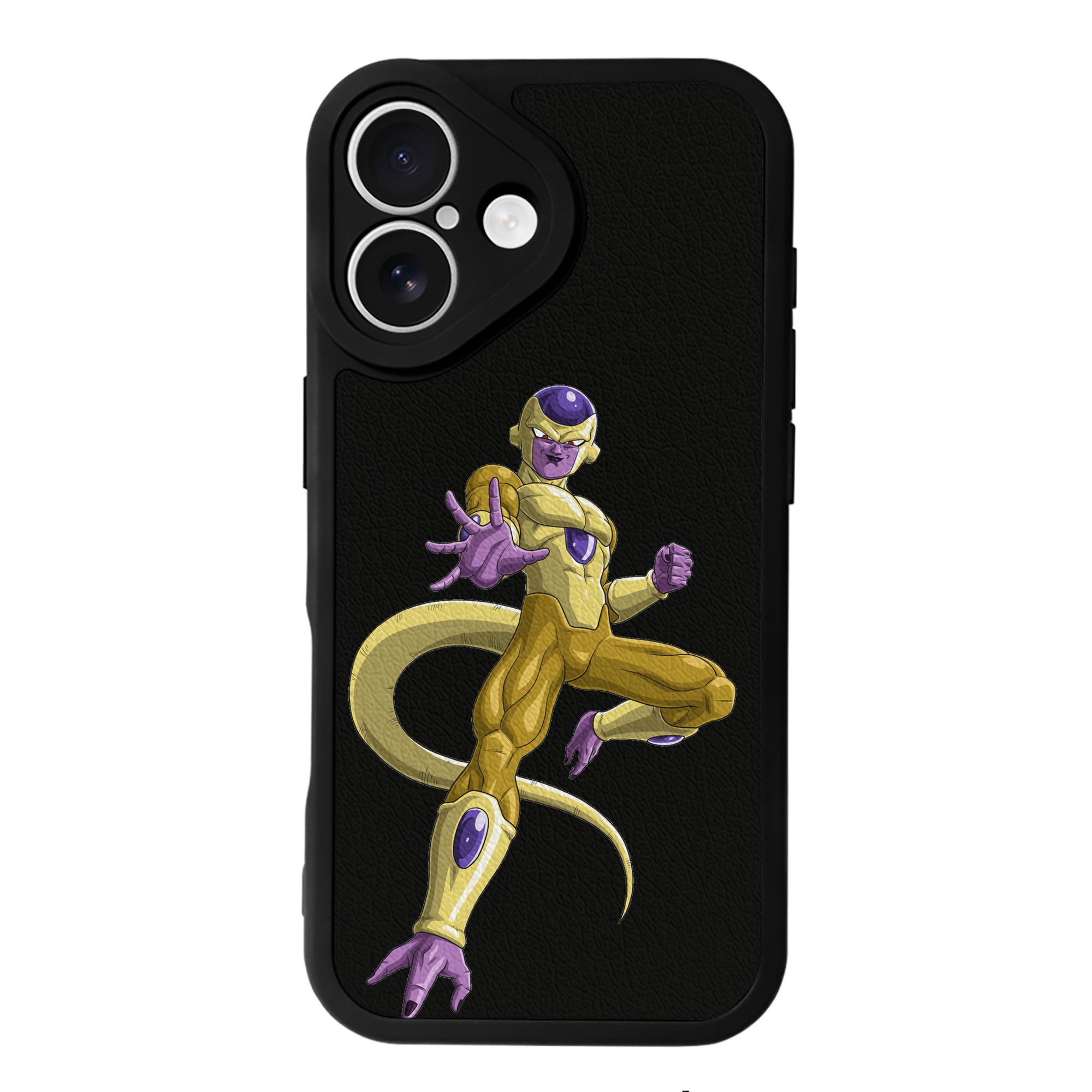 （画像用） ドラゴンボール フリーザ DRAGON BALL Frieza 【iPhone 16シリーズ対応】シリコンスマホケース（レザー調） 材質：シリコン